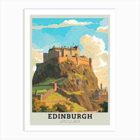 Edinburgh Castle Scotland Art Print