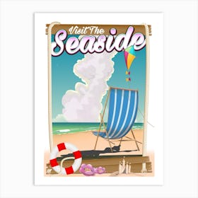 Visit The Seaside Art Print