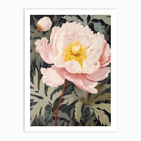 Peony 3 Flower Painting Art Print