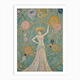 Pastel Madame Art Print