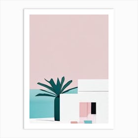 Isla Mujeres Mexico Simplistic Tropical Destination Art Print