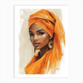 Portrait Of African Woman 48 Art Print