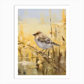 Bird Painting Cowbird 1 Art Print