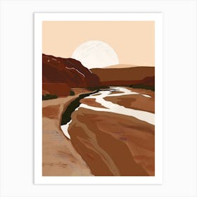 Desert Landscape 28 Art Print