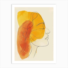 Portrait Of A Woman 413 Art Print