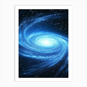 Galaxy - Galaxy Stock Videos & Royalty-Free Footage 1 Art Print