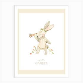 Little Garden Kids and Nursery Art Print