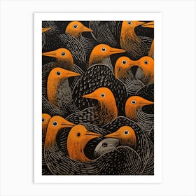 Flock Of Birds Art Print