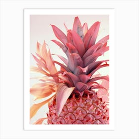 Pineapple Flower Art Print