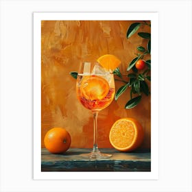 Aperol Spritz Orange 79 Art Print