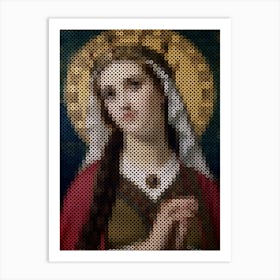 Saint Elizabeth Of Hungary Hugues Merle (French, 1879) Art Print