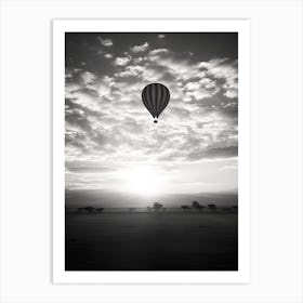 Hot Air Balloon In The Sky Art Print