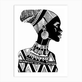 African Woman 163 Art Print