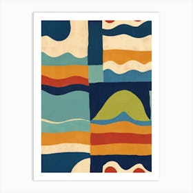 Abstract Ocean Art Print