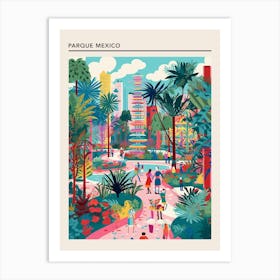 Parque Mexico Mexico City 2 Art Print