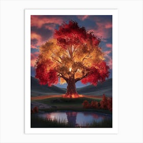 Autumn Tree 8 Art Print