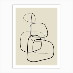 Abstract Lines 02 Art Print