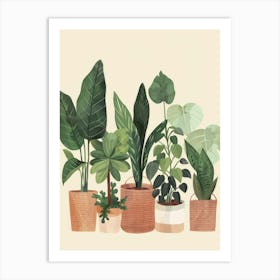 Potted Plants 4 Art Print