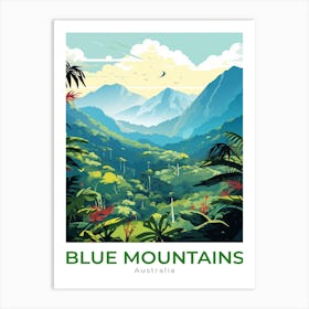 Australia Blue Mountains Travel Art Print