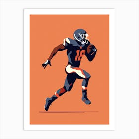 American Football Player 4 Art Print