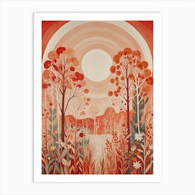 Forest Sun Art Print