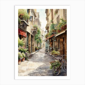 France Cityscape 2 Art Print