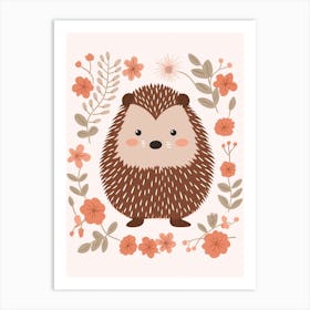 Baby Animal Illustration  Porcupine 2 Art Print