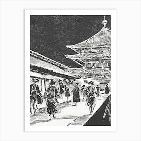 Kyoto Pagoda Art Print