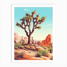 Jaegers Joshua Tree, Nat Viga Style (2) Art Print