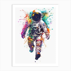 Astronaut In Space 9 Art Print