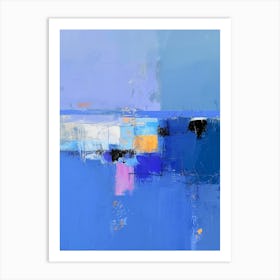 Abstract Blue Art Print