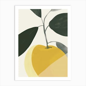 Apples Close Up Illustration 6 Art Print