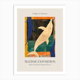 Dolphin 3 Matisse Inspired Exposition Animals Poster Art Print