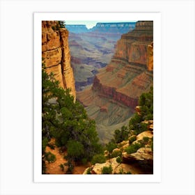 Grand Canyon National Park United States Of America Vintage Poster Art Print