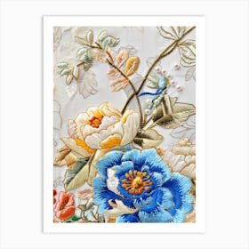 Chinese Embroidery 21 Art Print