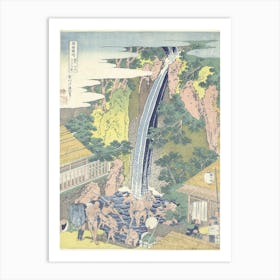 Rōben Waterfall At Ōyama In Sagami Province, Katsushika Hokusai 1 Art Print