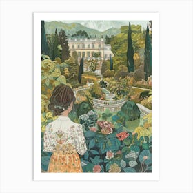 In The Garden Mirabell Palace Gardens Austria 3 Art Print