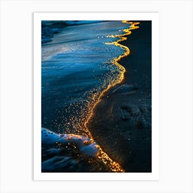 Golden Sand 3 Art Print