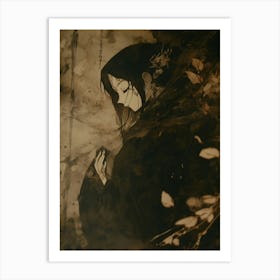 Samurai Girl Art Print