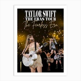 Tay Swift Fearless Era Art Print