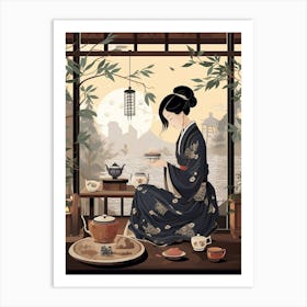 Tea Ceremony Japanese Style 7 Art Print