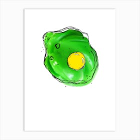 Egg. Art Print