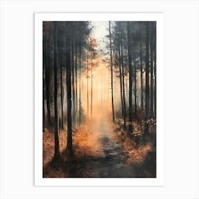 Beautiful Autumn Painting 23 Art Print