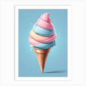 Ice Cream Cone 1 Art Print