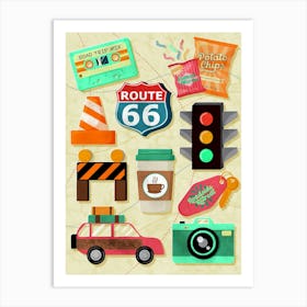 Road Trip Art Print