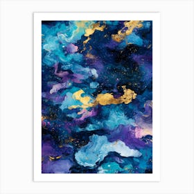 Nebula Canvas Art Art Print