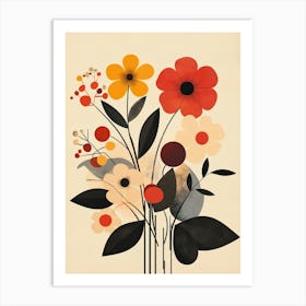 Flowers In A Vase 68 Art Print