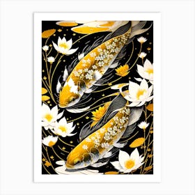 Koi Fish Painting 1 Art Print