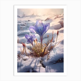 Beautiful Winter Flowers 41 Art Print