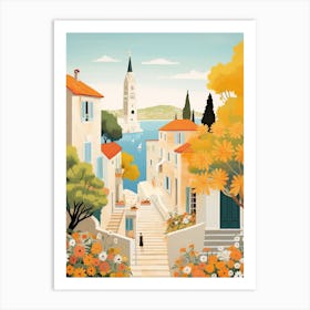 Zadar Croatia 4 Illustration Art Print